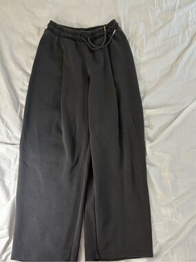 Zara Charcoal Elastic Waistband Pants